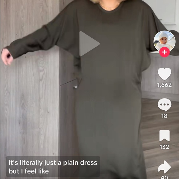 zara army green midi dress - Picture 4 of 5